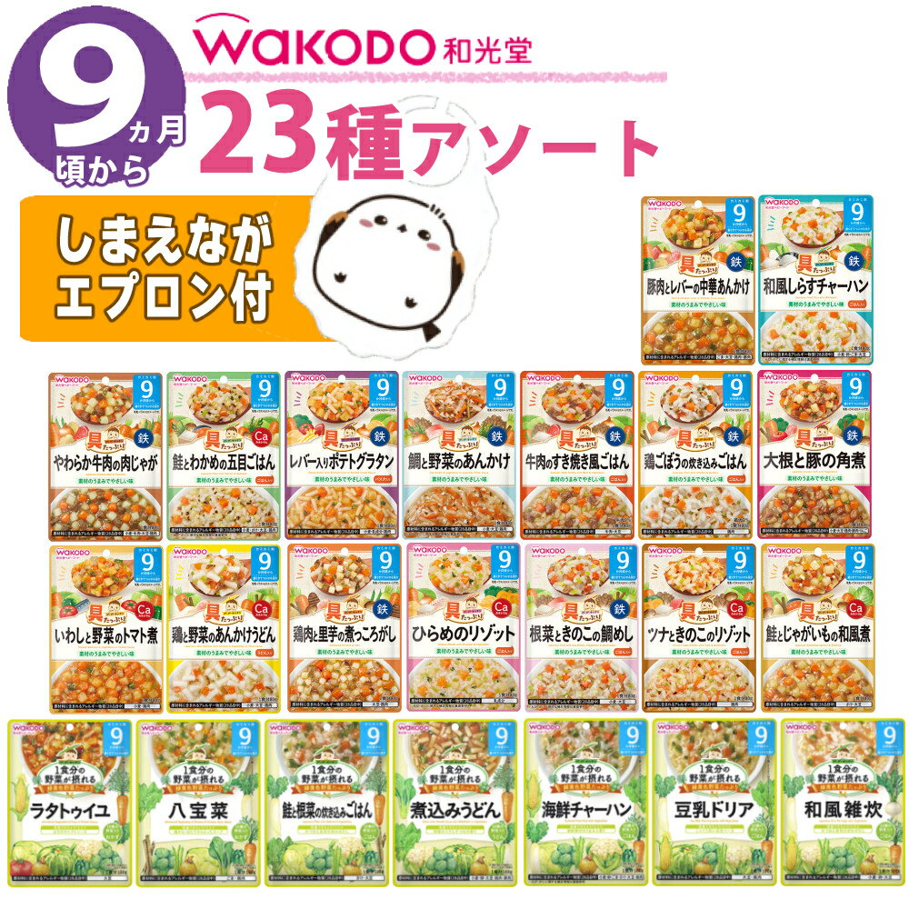 離乳食 9ヶ月 (23点) 和光堂 ベビーフード パウチ セット (ラッピング不可）（デジタルライフ）のサムネイル