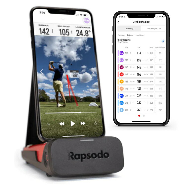 ラプソード モバイルトレーサー MLM 弾道測定器（iPhone/iPadのみ対応）日本国内正規品 Rapsodo Mobile Launch Monitor モバイルロンチーモニター ゴルフ スイング練習（デジタルライフ）