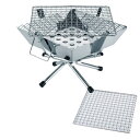 ユニフレーム ファイアグリルsolo & ネイチャーストーブ焼網 SUS210 セット 683095 683231 焚き火台 BBQ バーベキュー コンロ UN...