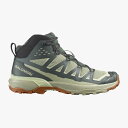 サロモン X ULTRA 360 EDGE MID GTX L47459900 Urban Chic/Alfalfa/Transparent Yellow サイズ選択 SALOMON ハイキング シューズ（デジタルライフ）