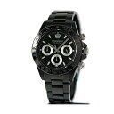 【正規輸入品】(グランドール)GRANDEUR 腕時計 JGR005W1 メンズ 日本製 ブラックIP加工 クロノグラフ（ステンレスバンド クオーツ 多針アナログ）（デジタルライフ）