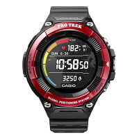 （国内正規品）(カシオ)CASIO 腕時計 WSD-F21HR-RD PROTREK(プロトレック) スマートアウトドアウォッチ メンズ レッド 心拍計測×地図表示（GPS タッチパネルディスプレイ）（快適家電デジタルライフ）