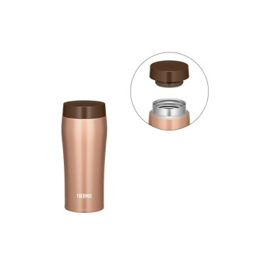 サーモス(THERMOS) 【サイズペアセット】【真空断熱ケータイタンブラー】JOE-360 PRW & JOE-360 BZ 360ml パールホワイト ブロンズ（快適家電デジタルライフ）