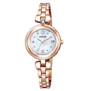 シチズン CITIZEN 腕時計 KS1-660-91 ウィッカ Wicca レディース ティアラスターコレクション スワロフスキー ピンクゴールド ソーラー ステンレスバンド アナログ（国内正規品）（デジタルライフ）
