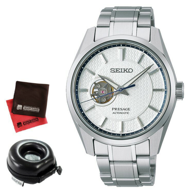 （丸型時計ケース・クロス付）セイコー SEIKO 腕時計 SARX097 プレザージュ PRESAGE メンズ プレステージライン Sharp Edgedシリーズ コアショップ専用 自動巻き(手巻付) ステンレスバンド アナログ（国内正規品）（デジタルライフ）