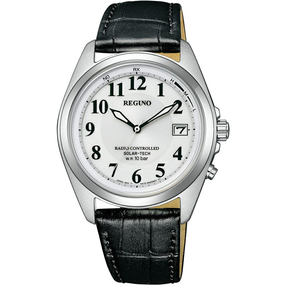 （専用ペア箱入り） シチズン CITIZEN 腕時計 レグノ REGUNO KS3-115-20 メンズ・KS1-228-30 レディース ソーラー電波 ペア 革バンド アナログ ソーラー電波 メーカー保証1年間 （国内正規品）（デジタルライフ）