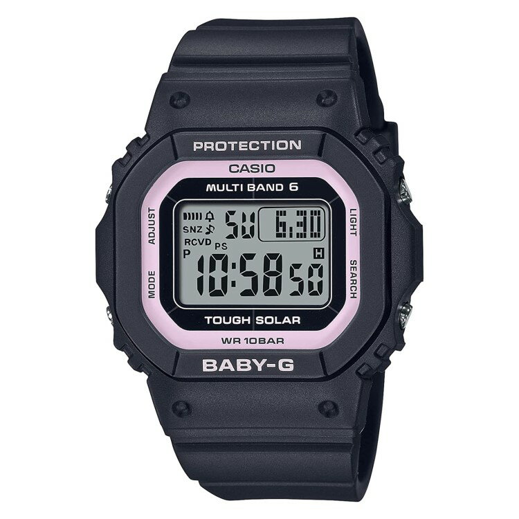 （専用ペア箱入りセット・クロス2枚付）カシオ CASIO 腕時計 GW-M5610U-1JF・BGD-5650-1BJF Gショック＆ベビーG G-SHOCK＆BABY-G スクエア ペアウォッチ 電波ソーラー 樹脂バンド デジタル（国内正規品）（デジタルライフ）