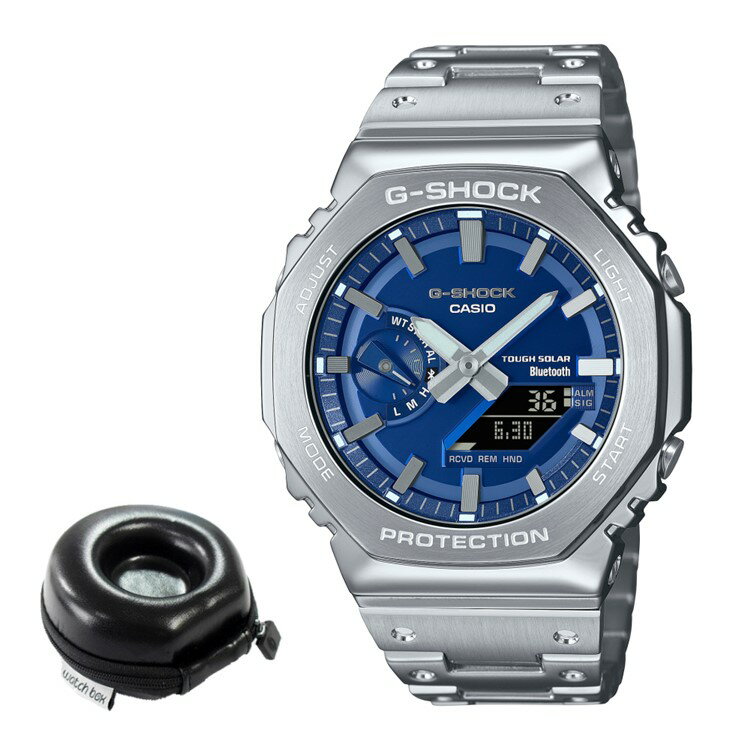 楽天デジタルライフ（丸型時計ケース付）カシオ CASIO 腕時計 GM-B2100AD-2AJF Gショック G-SHOCK メンズ Bluetooth搭載 ソーラー ステンレスバンド アナデジ メーカー保証1年（国内正規品）（4月新商品）（デジタルライフ）