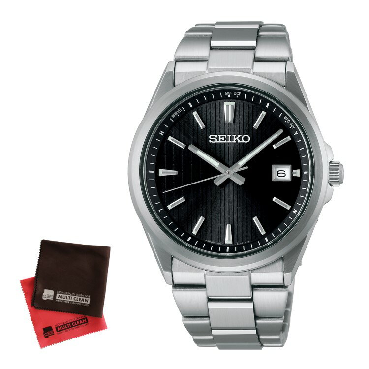 楽天デジタルライフ（5/24発売予定）（お手入れクロス付）セイコーセレクション Sシリーズ Premium SEIKO SELECTION ソーラー電波 腕時計 SBTM351 ブラック メンズ ステンレスバンド アナログ メーカー保証1年（国内正規品）（5月新商品）（デジタルライフ）