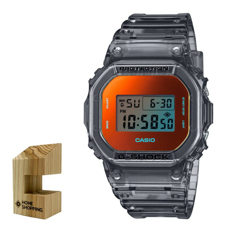 （6/21発売予定）（木製時計スタンド付）カシオ CASIO 腕時計 DW-5600TLS-8JF Gショック G-SHOCK メンズ Beach Time Lapse クオーツ 樹脂バンド デジタル メーカー保証1年（国内正規品）（6月新商品）（デジタルライフ）