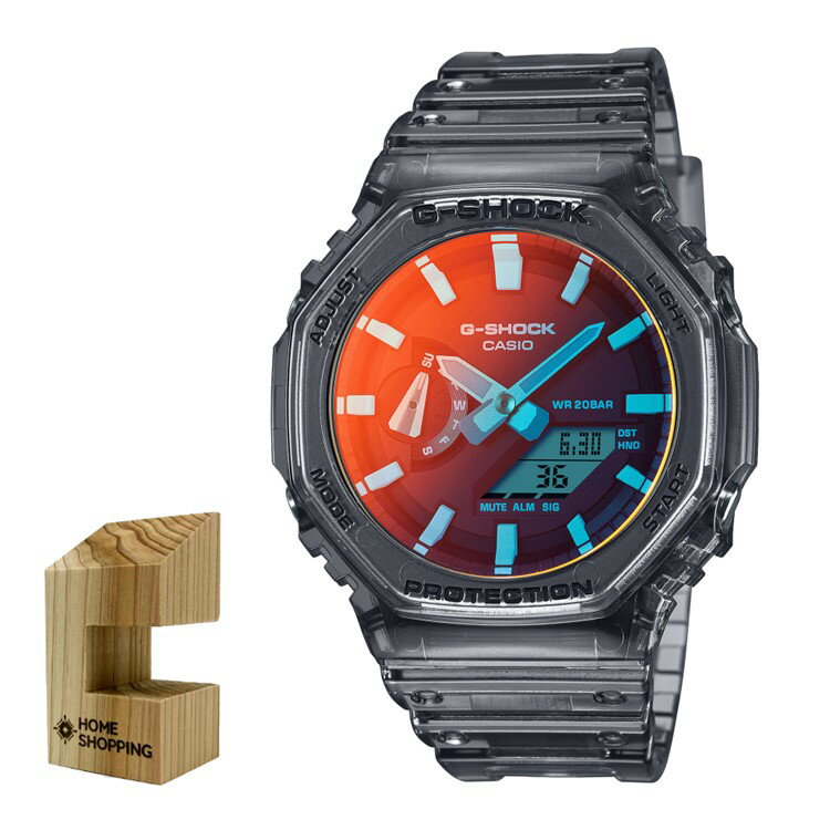 （6/21発売予定）（木製時計スタンド付）カシオ CASIO 腕時計 GA-2100TLS-8AJF Gショック G-SHOCK メンズ Beach Time Lapse クオーツ 樹脂バンド アナデジ メーカー保証1年（国内正規品）（6月新商品）（デジタルライフ）