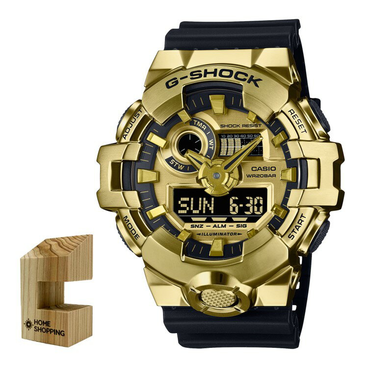 （木製時計スタンド付）カシオ Gショック CASIO G-SHOCK 腕時計 GM-700G-9AJF メンズ クオーツ 樹脂バンド アナデジ メーカー保証1年 国内正規品（デジタルライフ）