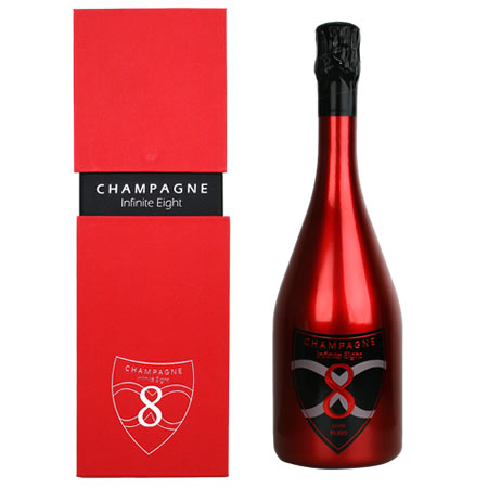 インフィニット・エイト キュベ・ルビー NV Cuvee Rubis 750ml シャンパン 辛口 専用ギフトボックス付【インフィニティ・エイト】【ラッピング不可】