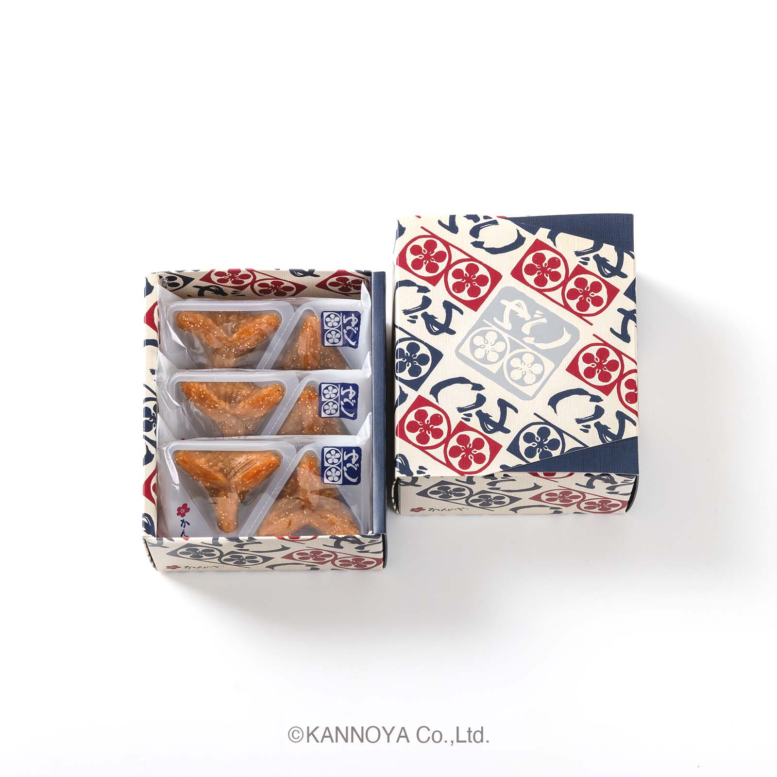 【公式】かんのや 家伝ゆべし 6個入箱 ／ かんのや 公式 通販 和菓子 わがし お菓子 おかし 柚餅子 ゆ..