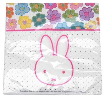 ペーパーナプキン[メール便OK]　ミッフィーランチサイズ[ディックブルーナ]1枚入り紙ナプキンのサムネイル