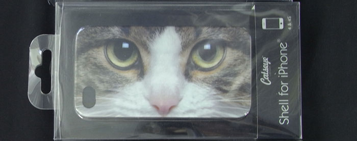 数量限定　SALE　i Phoneカバー　タビィキャット　アップ　4＆4S用[Catseye][猫グッズ　猫雑貨]猫・キャット・ネコ