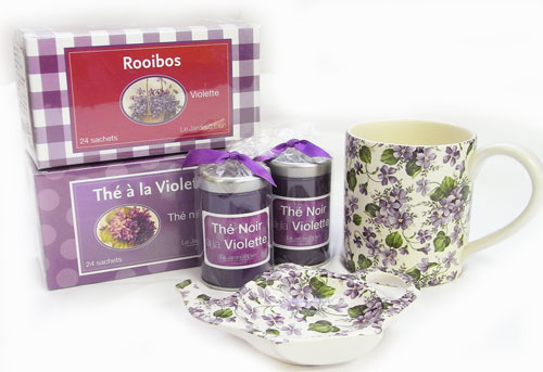 楽天市場 フランス トゥールーズ すみれの紅茶 ブラックティー ルイボス 缶入りsサイズ茶葉 Le Jardin D 花 フランス スミレ ｋａｄｅｒｉａ
