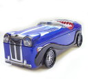 SilverCrane 缶ボックス　 ロードスター ブルー　スポーツカー シルバークレインティンボックス・缶ケース・クラシカルカー