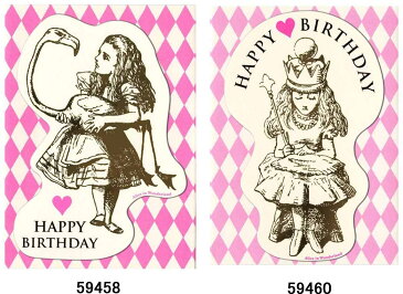 不思議の国のアリス バースデーカード　 アリス[ART　PRINT　JAPAN　]ディズニー・プリンセス・DISNEY・Alice in Wonderland・不思議の国のアリス