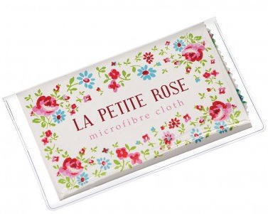 グラスクリーニンググロス メガネ拭き La Petite Rose dotcomgiftshop レトロ おしゃれ雑貨 小花柄 ドットコムギフトショップ