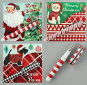 LadyJayne クリスマス限定 ペン付きメモ 3種レディージェーン2016メモ・ステーショナリー・ギフト・ノート サンタクロース