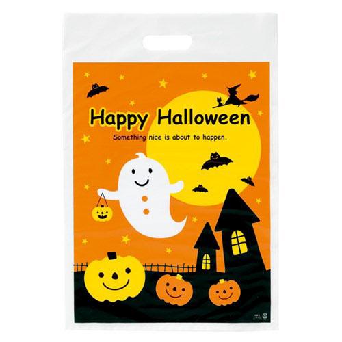 業務用　手提げ袋S　ハッピーハロウィン1枚販売 ビニールバック手提げ袋・子供用キッズ用　買い物袋