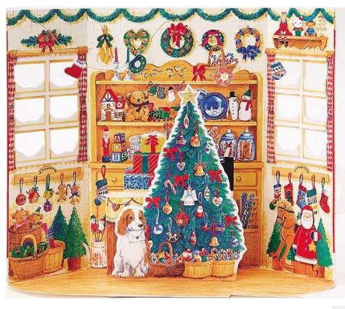 ポップアップ　クリスマスカード　雑貨屋