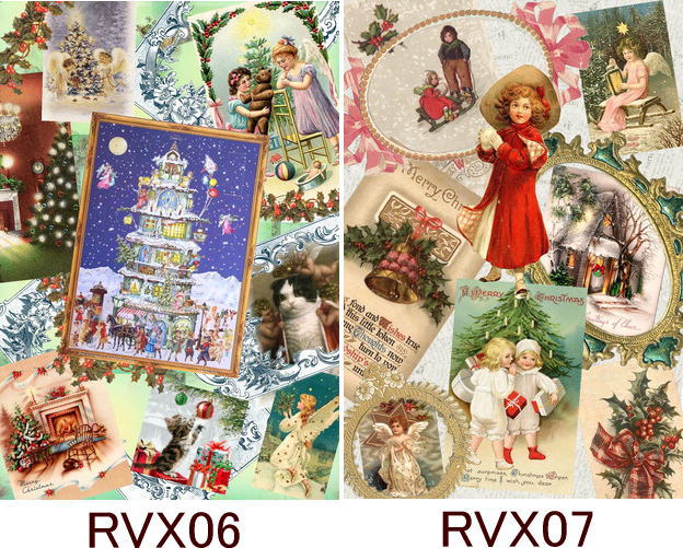 ヴィクトリアン エンジェル クリスマスポストカ...の紹介画像2
