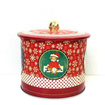 ラ・トリニテーヌ サンタクロース バレル缶 フランンス製・ビスケット缶入り菓子 輸入菓子 クリスマスお菓子 クリスマス限定缶