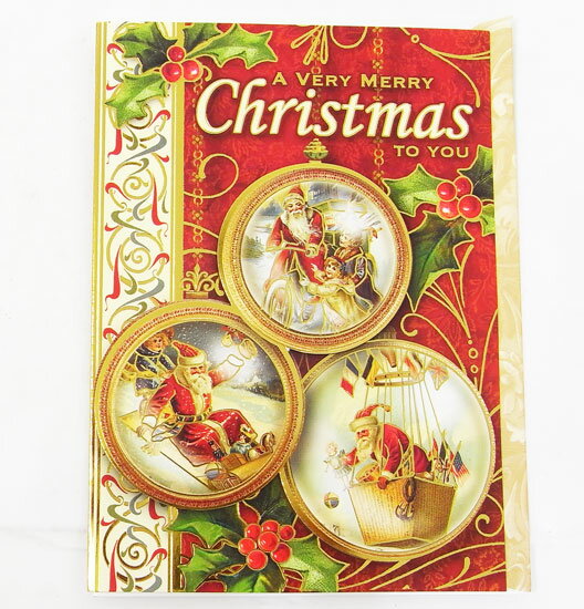 クリスマスカード　グラス　サンタパンチスタジオ　2010クリスマスシーズンカードグリーティング・カード・ギフト