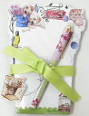 Lissom Design　ペン付きダイカットメモ　Lサイズ　ペット　ショッピー731-476ドッグ・犬・いぬDiecut NotepadTea & Rose　Garden