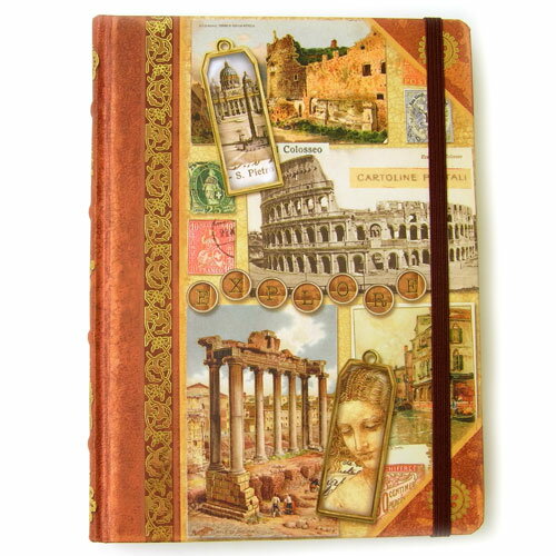 [Punch Studio]ジャーナルノート　イタリア調査パンチスタジオ日記帳・ローズ・バラ・薔薇