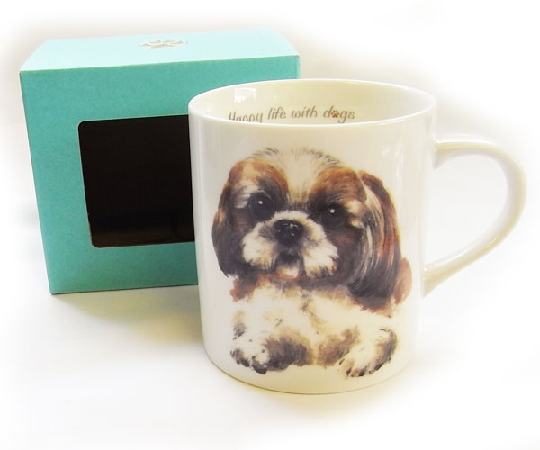 犬食器シリーズ DOGマグカップ シーズー[KY...の商品画像