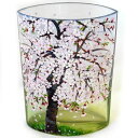限定品 手描き花瓶 満開の桜花瓶 フラワーベイス 花器さくら・サクラ