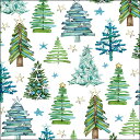 選択 ペーパーナプキン クリスマス 色々なツリー Ambiente アンビエンテ