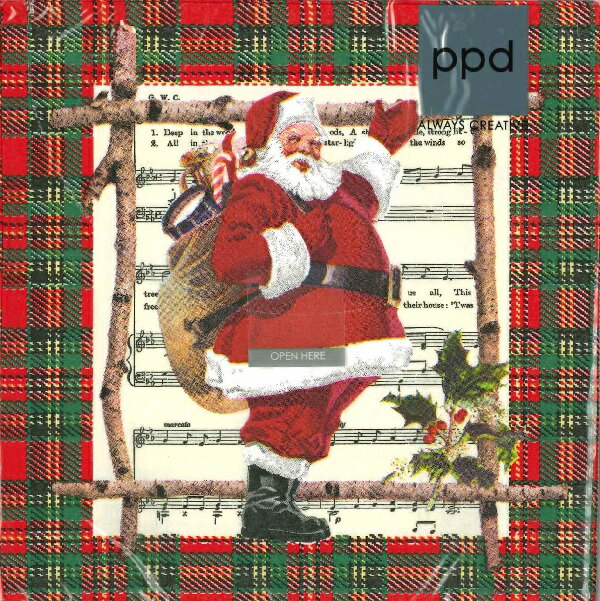 �ڡ��ѡ��ʥץ��� ���� ɢ �ҥ��饮 ���� ���� ������������å� �� Chalet Santa Claus ppd Paper Products Desig...