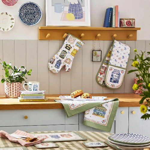 コットン ティータオル 　ティー缶　TeaTin　ULSTER WEAVERS アルスターウィーバーズ フキン 布巾