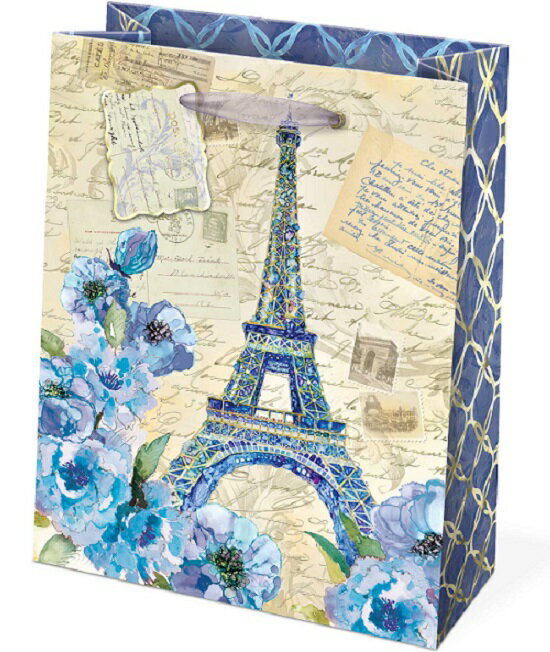 ぶらり途中下車の旅で紹介　　　Punch Studio ペーパーバッグ L　パリス スパークルPARIS SPARKLE　パンチスタジオ紙袋・ラッピング・ギフト