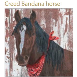10枚ペーパーナプキン クリード バンダナ ホース ppd[Paper Products Design]ドイツ製 ランチサイズ Cr..
