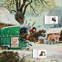 アドベントカレンダー シール付き Norman Thelwell - Pony Cavalcade flame tree publishing