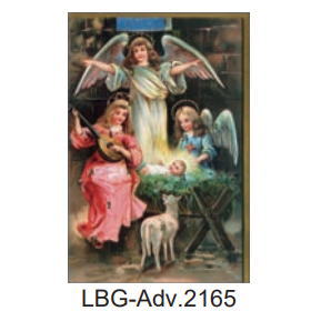 アドベントカレンダーカード　3天使とイエスの誕生　Luka Basic ルカ ベーシック 　クリスマスアドベントカード