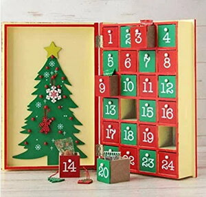 2021 アドベントカレンダー ウッドボックスカレンダーブック お菓子の家 クリスマス限定 ギフト チョコ カレンダー カルディ