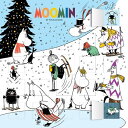 アドベントカレンダー　シール付き　ムーミン　スキーの風景　[flame tree publishing]　MOOMIN　クリスマス