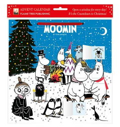 ムーミン アドベントカレンダー アドベントカレンダー　シール付き　ムーミン　焚火と夜の風景　[flame tree publishing]　MOOMIN　クリスマス