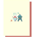 多目的カード レトロウッドパーツ グリーティングカード かき氷 Art Print Japan アートプリント メッセージ ギフトカード グリーティングカード ...