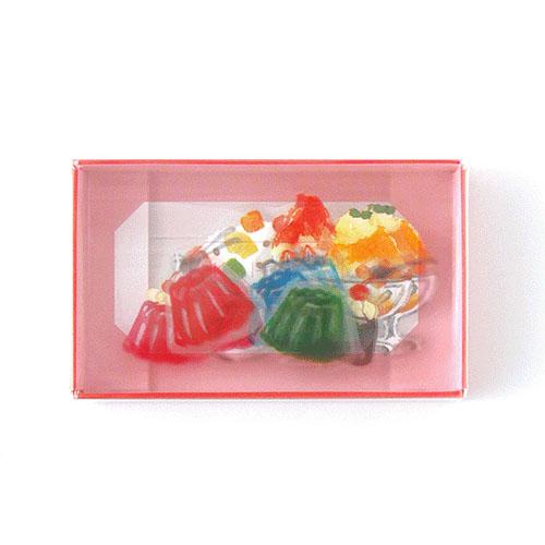 トウメイシール スイーツ フレークシール KOHAKU 25枚 透明シール スケジュール帳シール ステッカー ク..