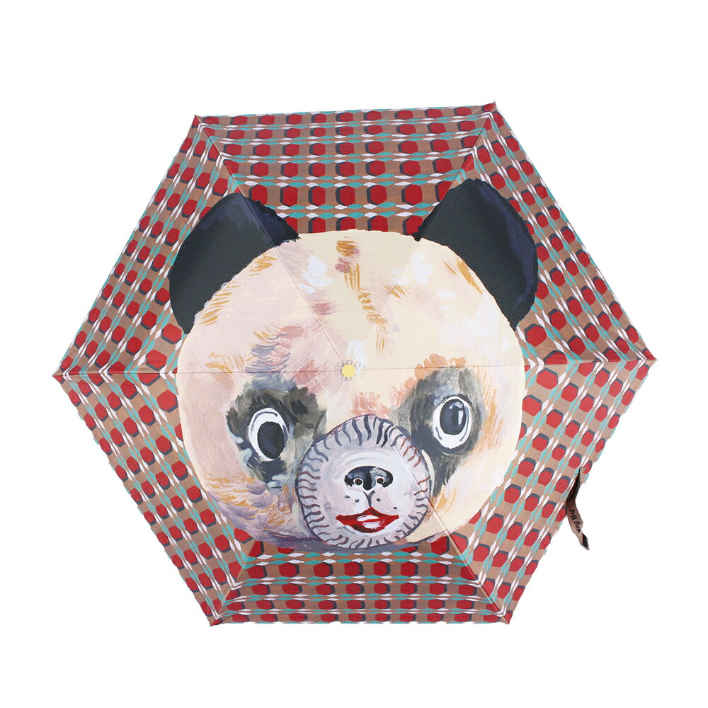 樂天商城 - ナタリーレテ　軽量+遮光+晴雨兼用　ミニ傘 パンダ Panda Nathalie Lete Folding umbrella 晴雨兼用の折りたたみ傘
