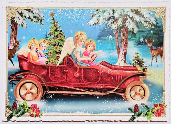 限定 輸入ポストカード エディションタウゼンドシェーン 天使たちのドライブ Edition Tausendschon ラ..