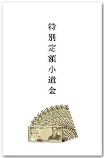 ポチ袋 ぽち袋 特別定額小遣金／ ポチ袋 お年玉 おこづかい 石田意志雄 偉人シリーズ