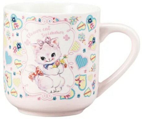 スイマー 総柄マグ キャミー えんぴつアート Swimmer マグカップ 平成レトロ かわいい 可愛い Kawaii